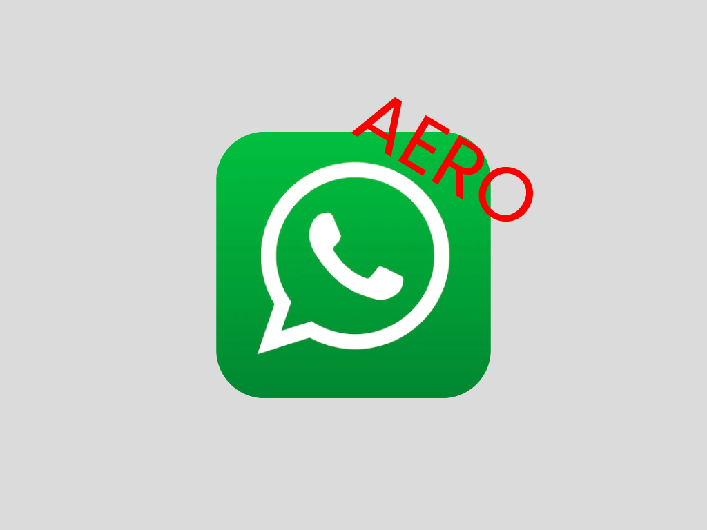 Aplikasi whatsapp aero
