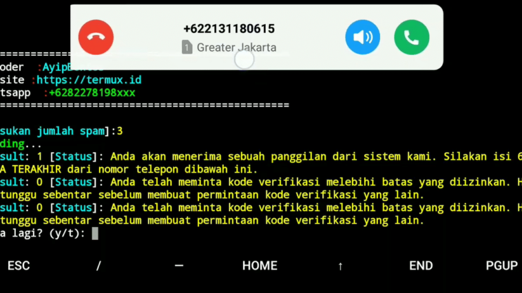 Membuat Script Termux Spam Call Aman - Panduan Lengkap dan Etis